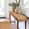 Jute Braided Table Runner - Rustic Farmhouse Table Runner (Natural) 13 x 36 inches